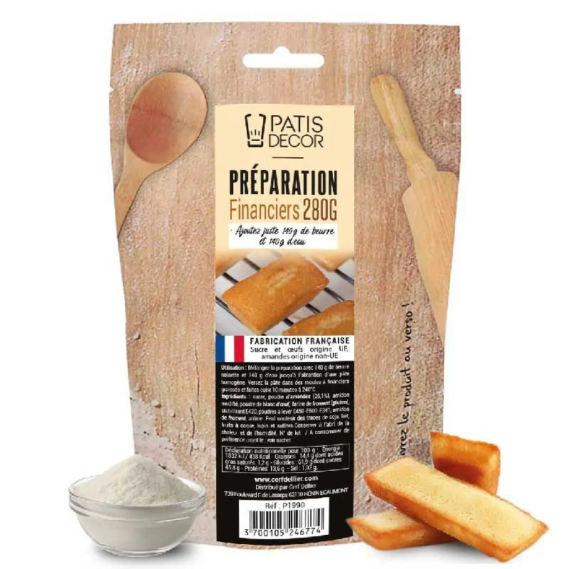 Patisdecor Préparation pour financiers (280g)