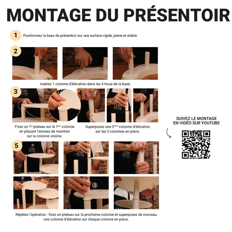 Patisdecor Présentoir 4 niveaux