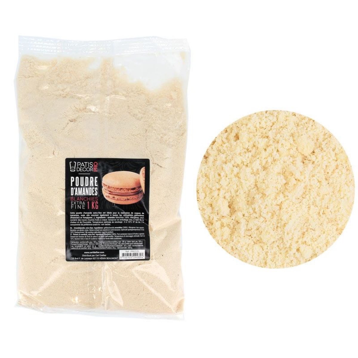 Poudre d'amandes extrafine 1kg