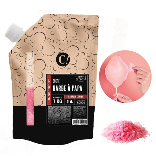 Préparation Barbe à Papa - Cerise (1kg)