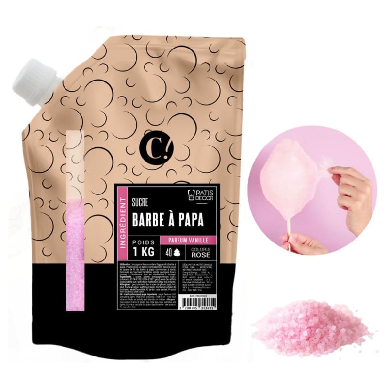 Préparation Barbe à Papa - Vanille (1kg)