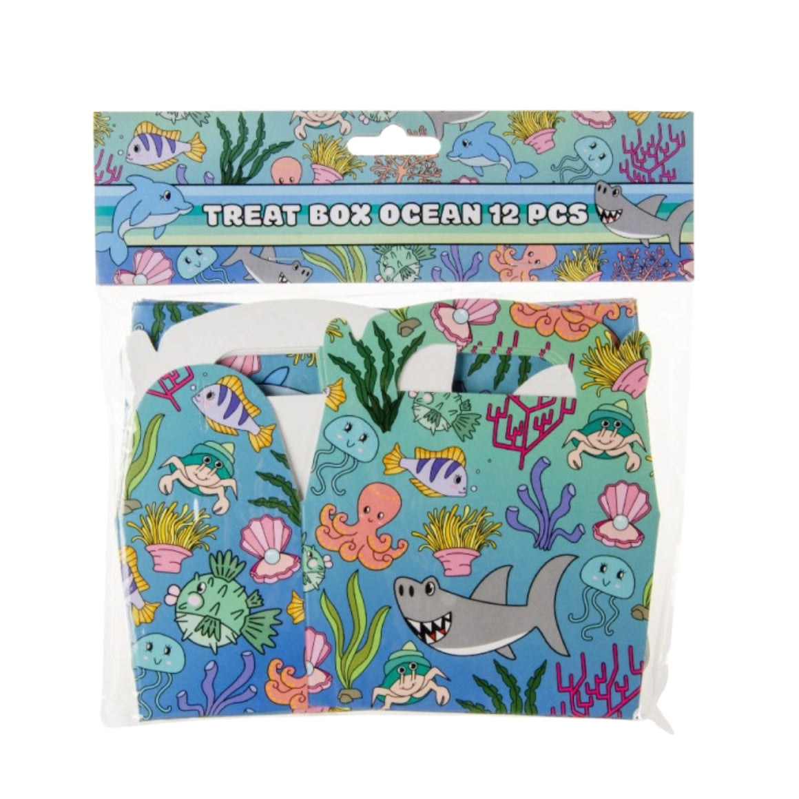 Boîtes à friandises Animaux marins (12 pièces)
