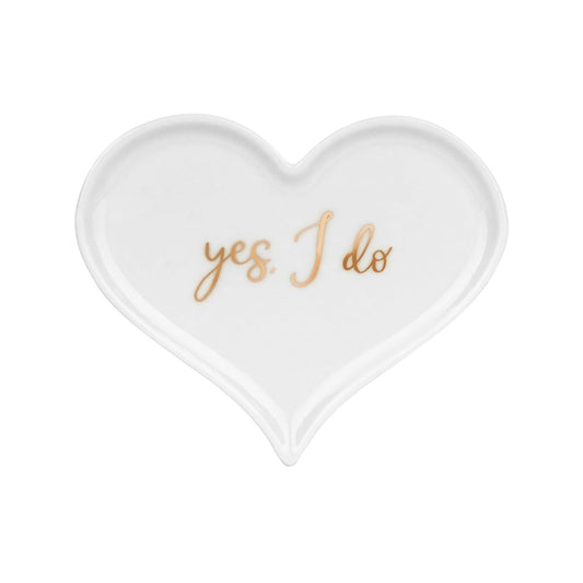 Porte alliances - Yes I Do en porcelaine