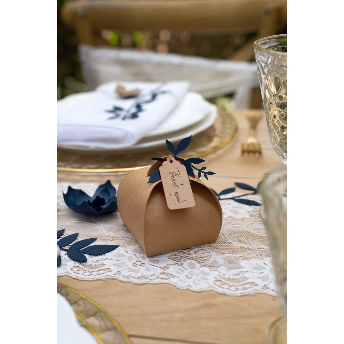 Boite à dragées "Kraft" (10pcs)