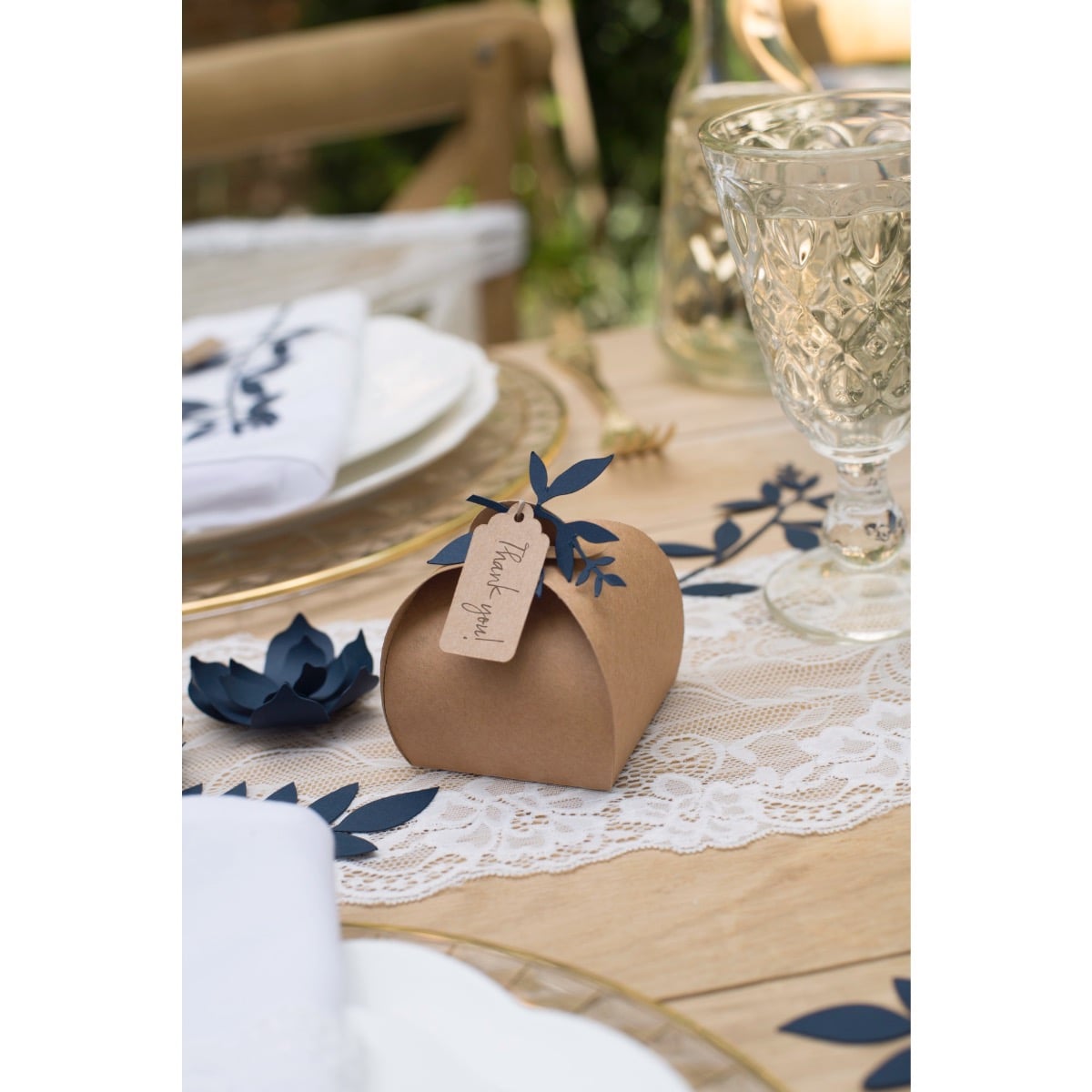 Boite à dragées "Kraft" (10pcs)
