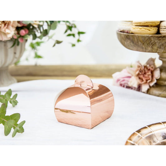 Boite à dragées Rose gold (10pcs)