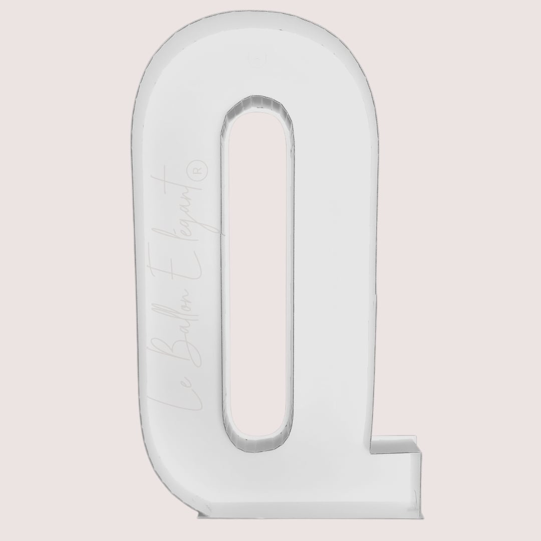 Structure Lettre Q 100cm - Le Ballon Elégant