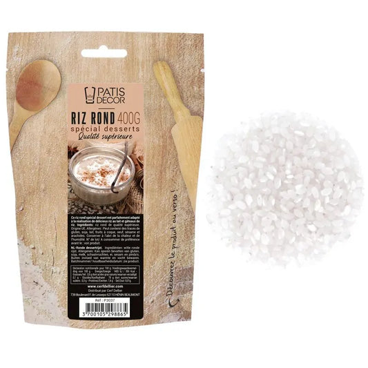 Patisdecor Riz rond pour desserts (400g)