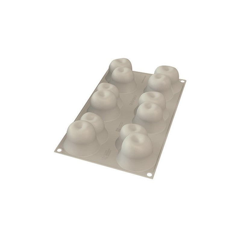 Moule en silicone Rosso Ciliegia blanc (6 empreintes)