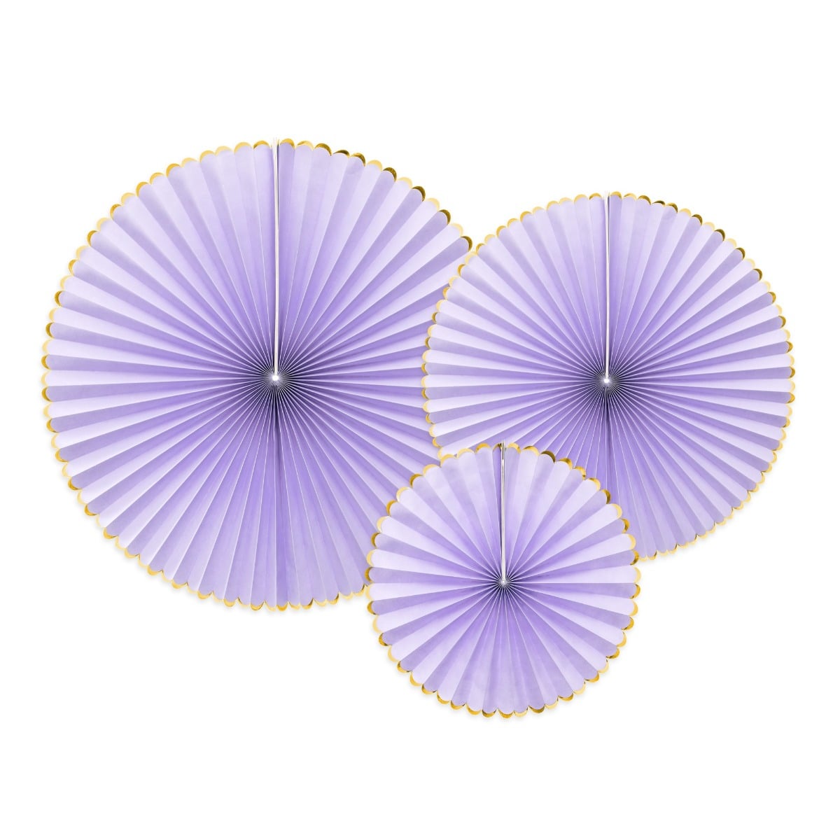 Rosettes décoratives Yummy Lilas (3pcs)