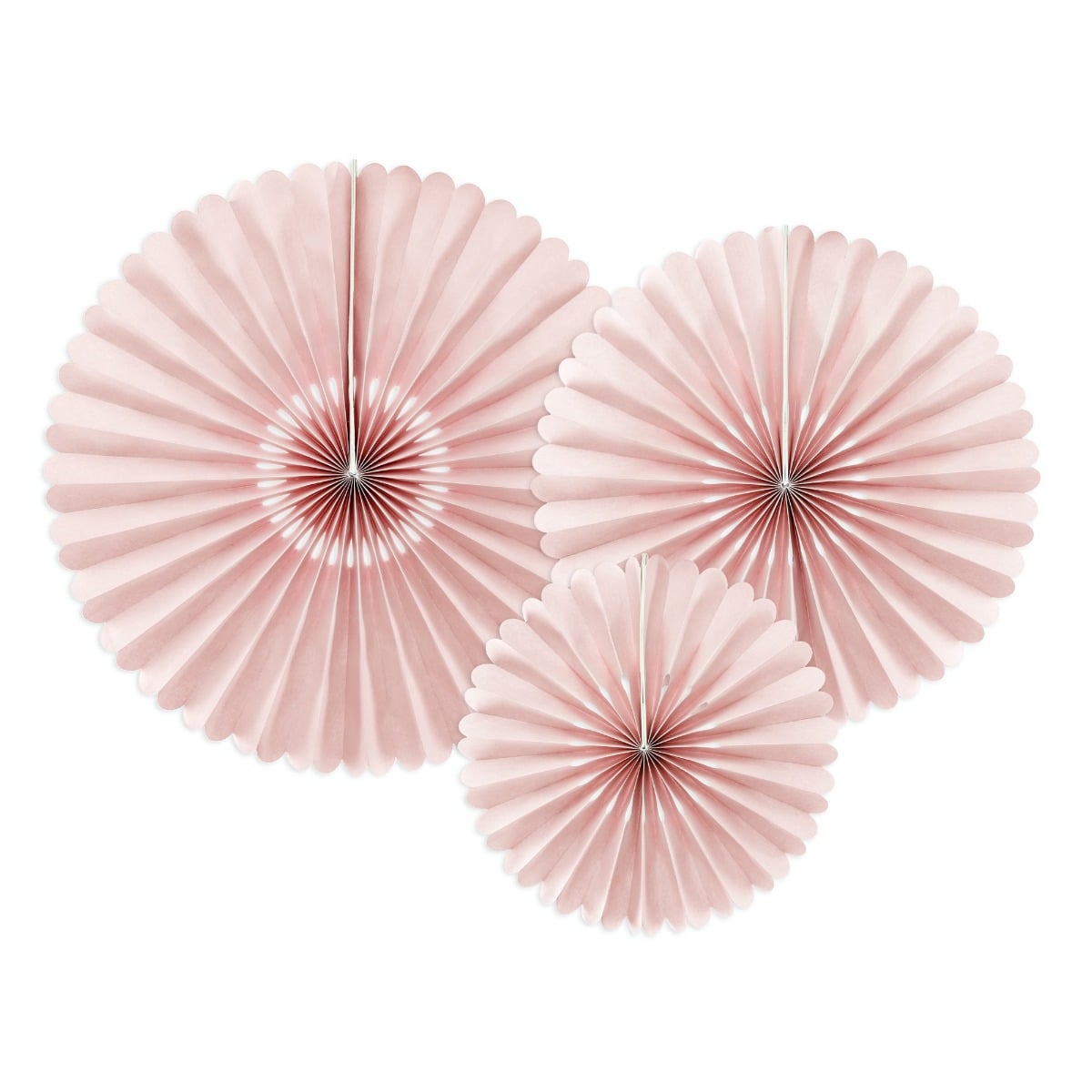 Rosettes décoratives Dusty Rose (3pcs)