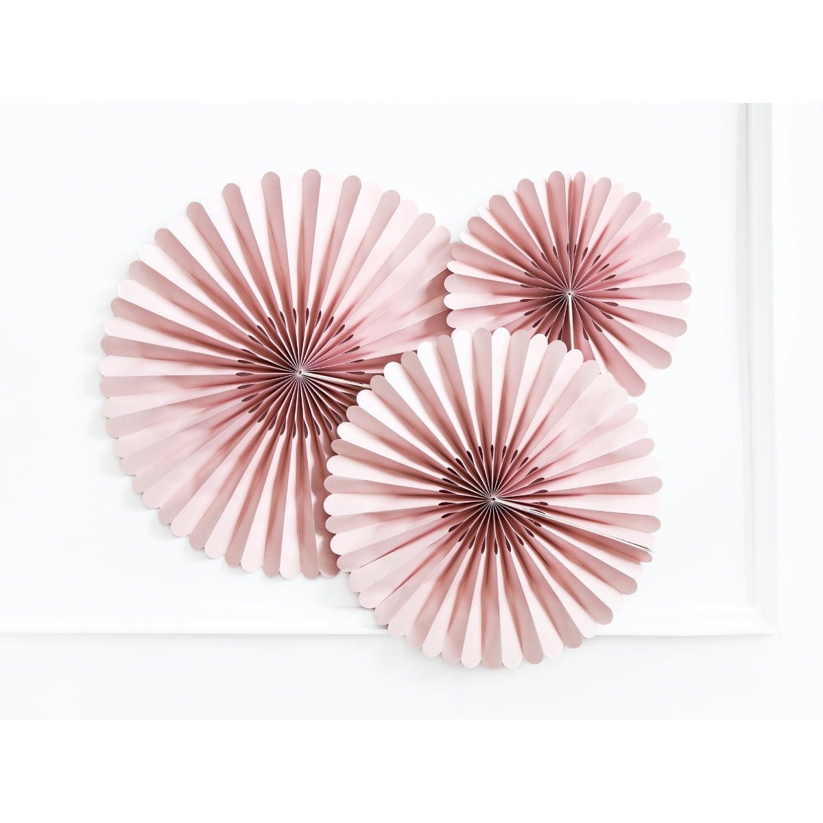 Rosettes décoratives Dusty Rose (3pcs)