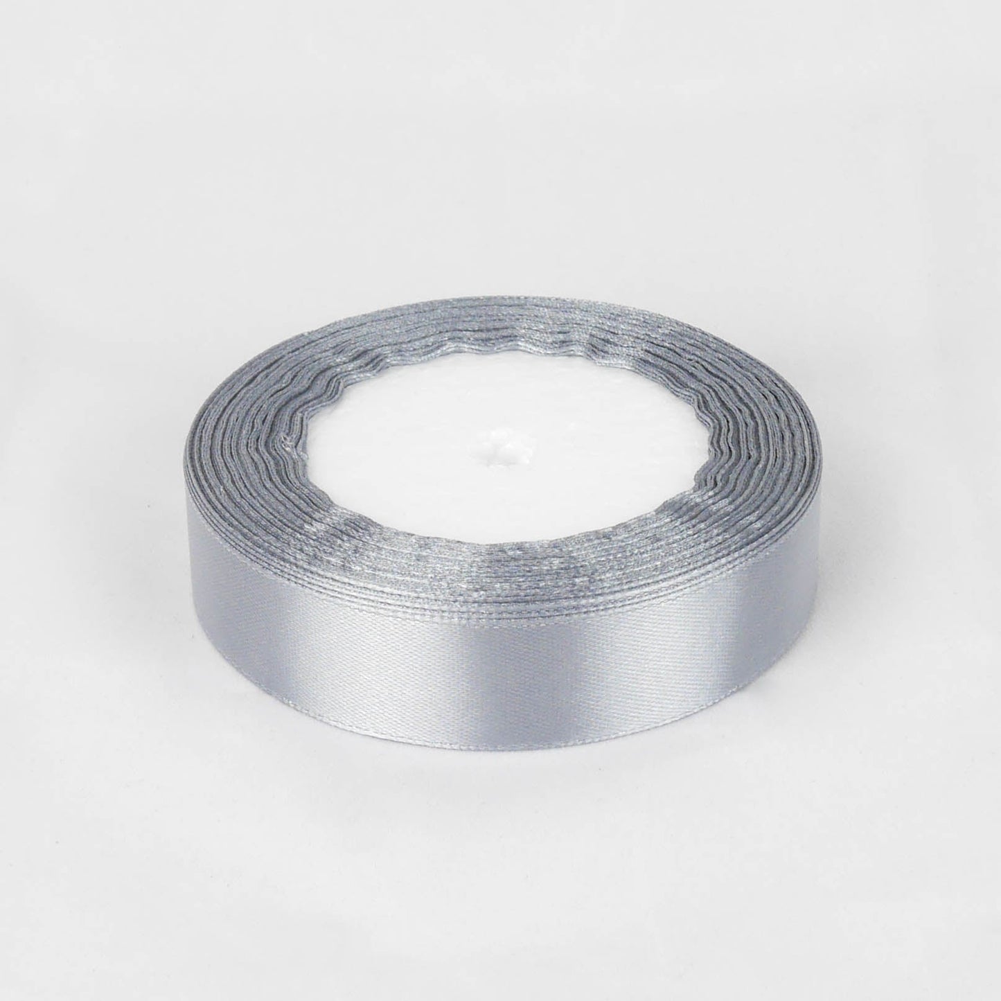 Ruban satiné 2cm - Gris (20m)