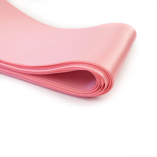 Ruban satiné Rose 10cm