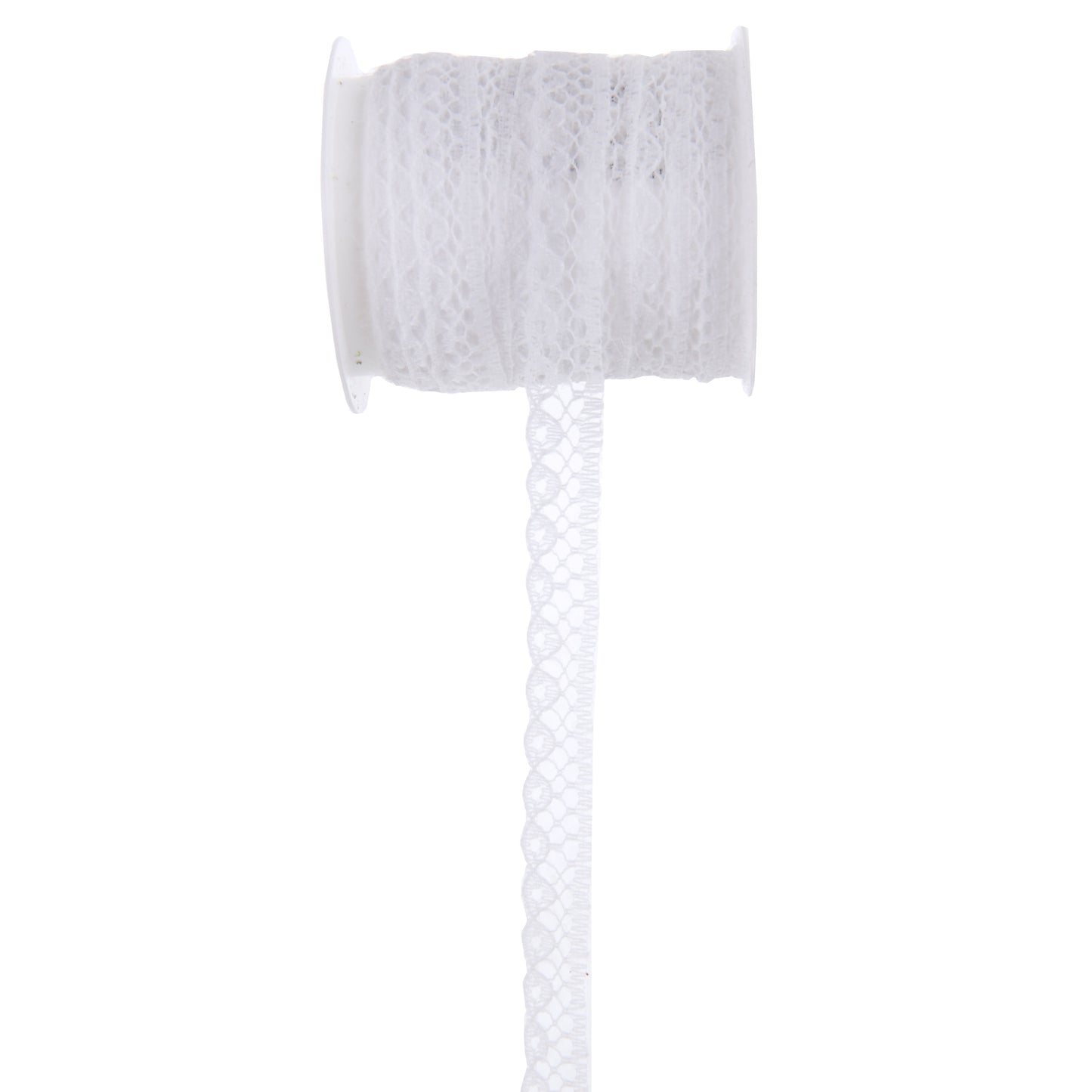 Ruban Dentelle 1cm - Blanc (5m)