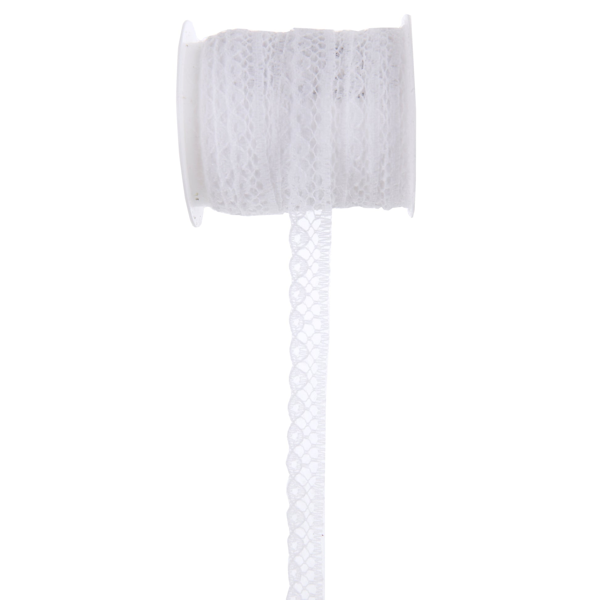 Ruban Dentelle 1cm - Blanc (5m)