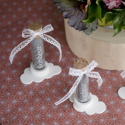 Ruban Dentelle 1cm - Blanc (5m)