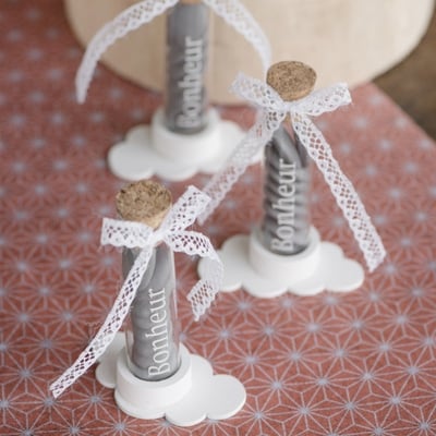 Ruban Dentelle 1cm - Blanc (5m)