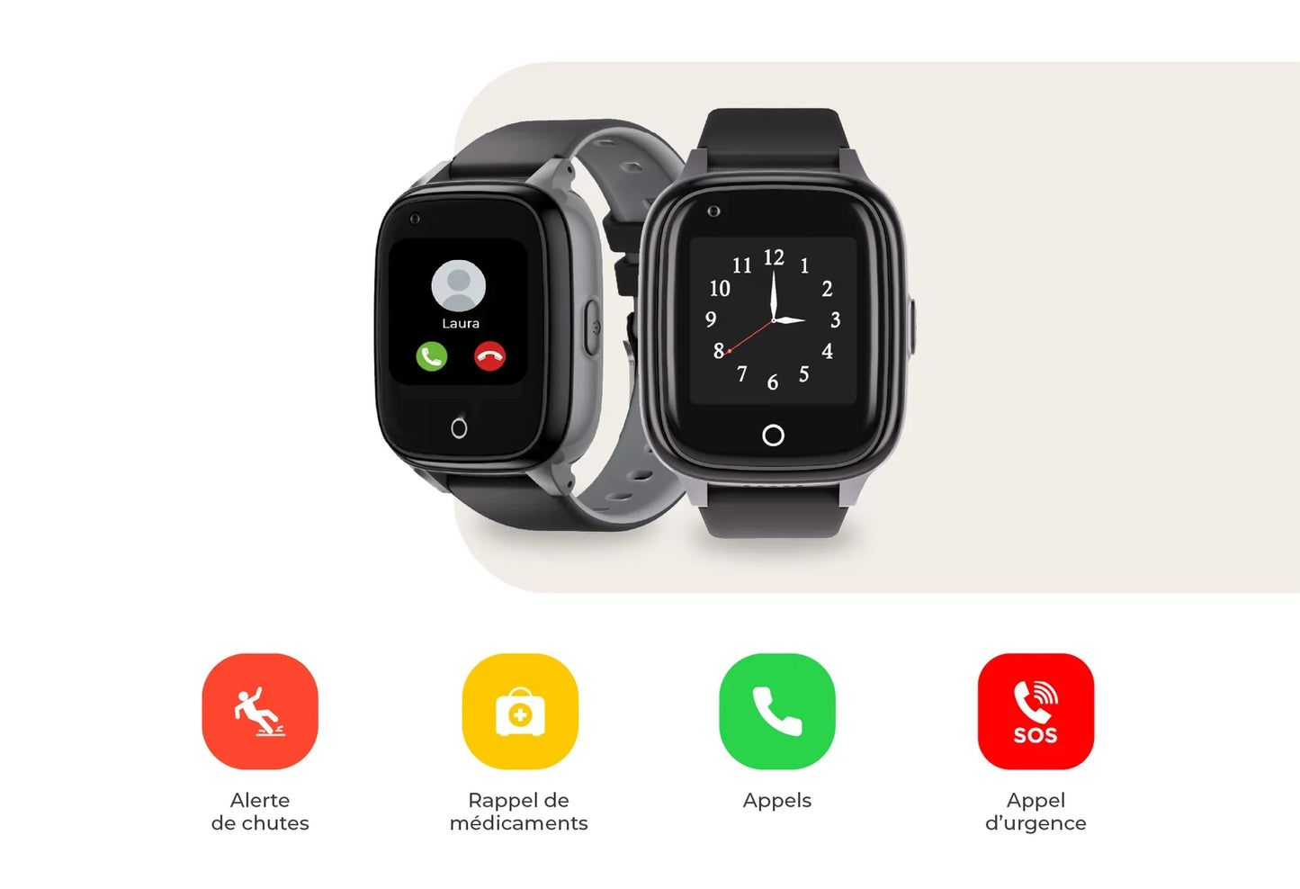 Montre Connectée pour Senior avec GPS