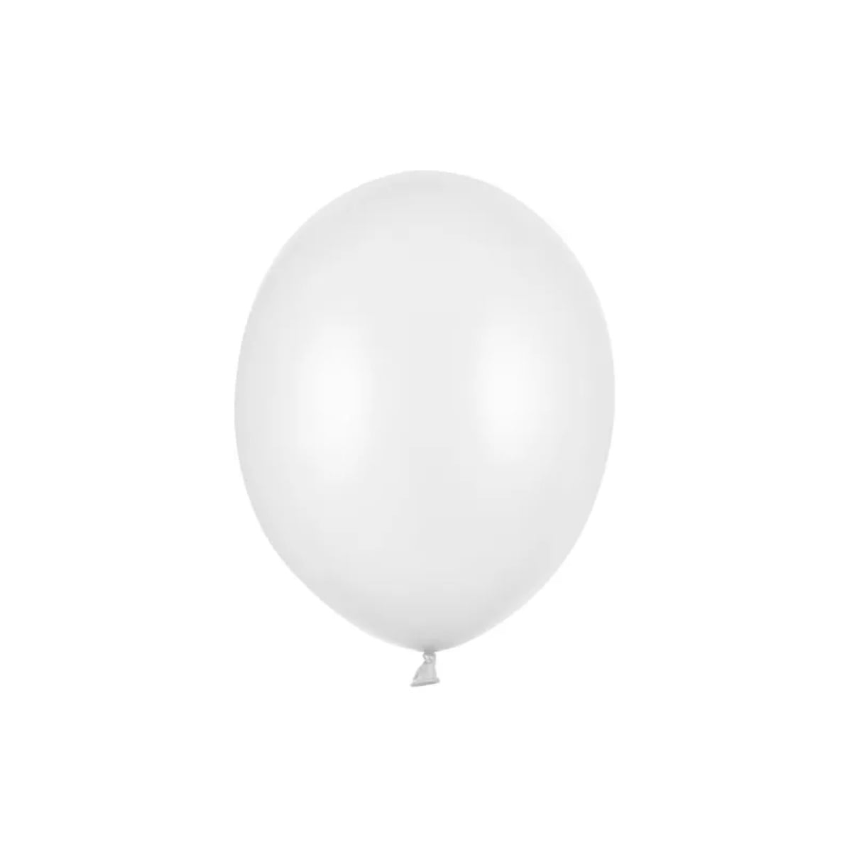 Ballons Métallisé Blanc 30cm (100pcs)
