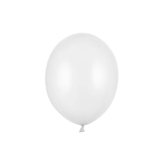 Ballons Métallisé Blanc 30cm (100pcs)