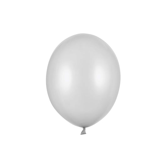 Ballons Argent Métallisé 30cm (10 pcs)