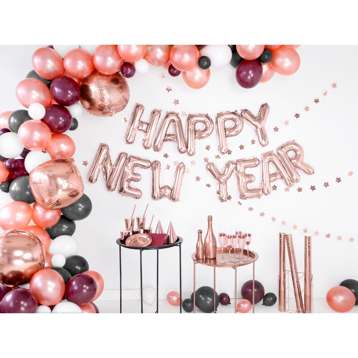 Ballons Rose gold Métallisé 30cm (10 pcs)