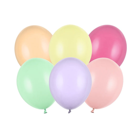 Ballons Multicolores Pastel 30cm (50pcs)
