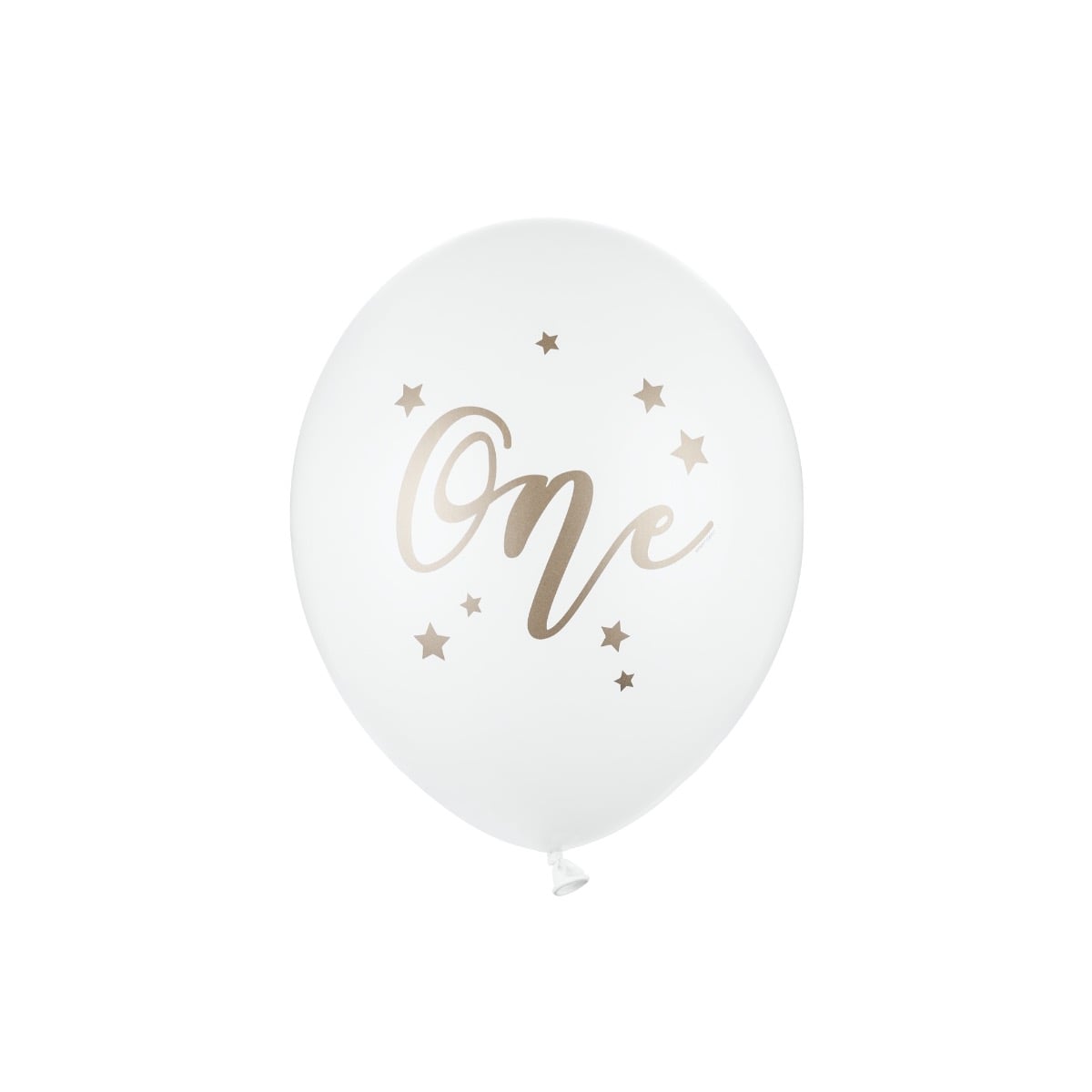 Ballons 'One' Blanc et doré (50pcs)