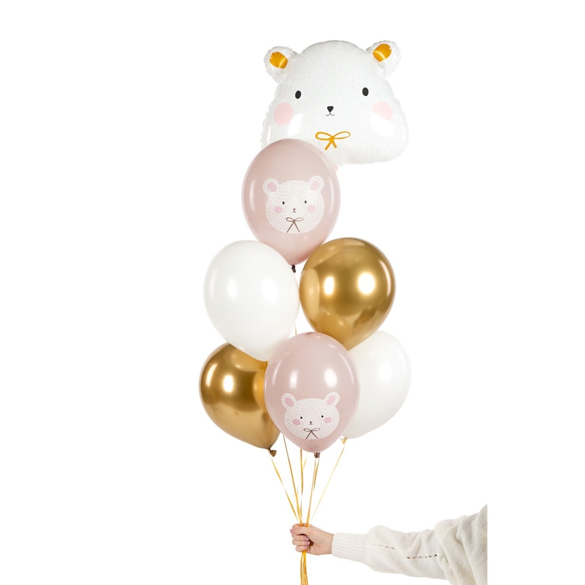 Ballons Ourson assortis (6pcs)