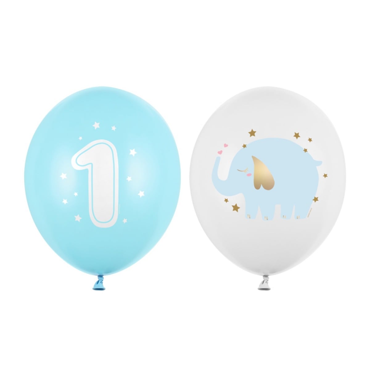 Ballon assortis - 1an Bleu (50pcs)