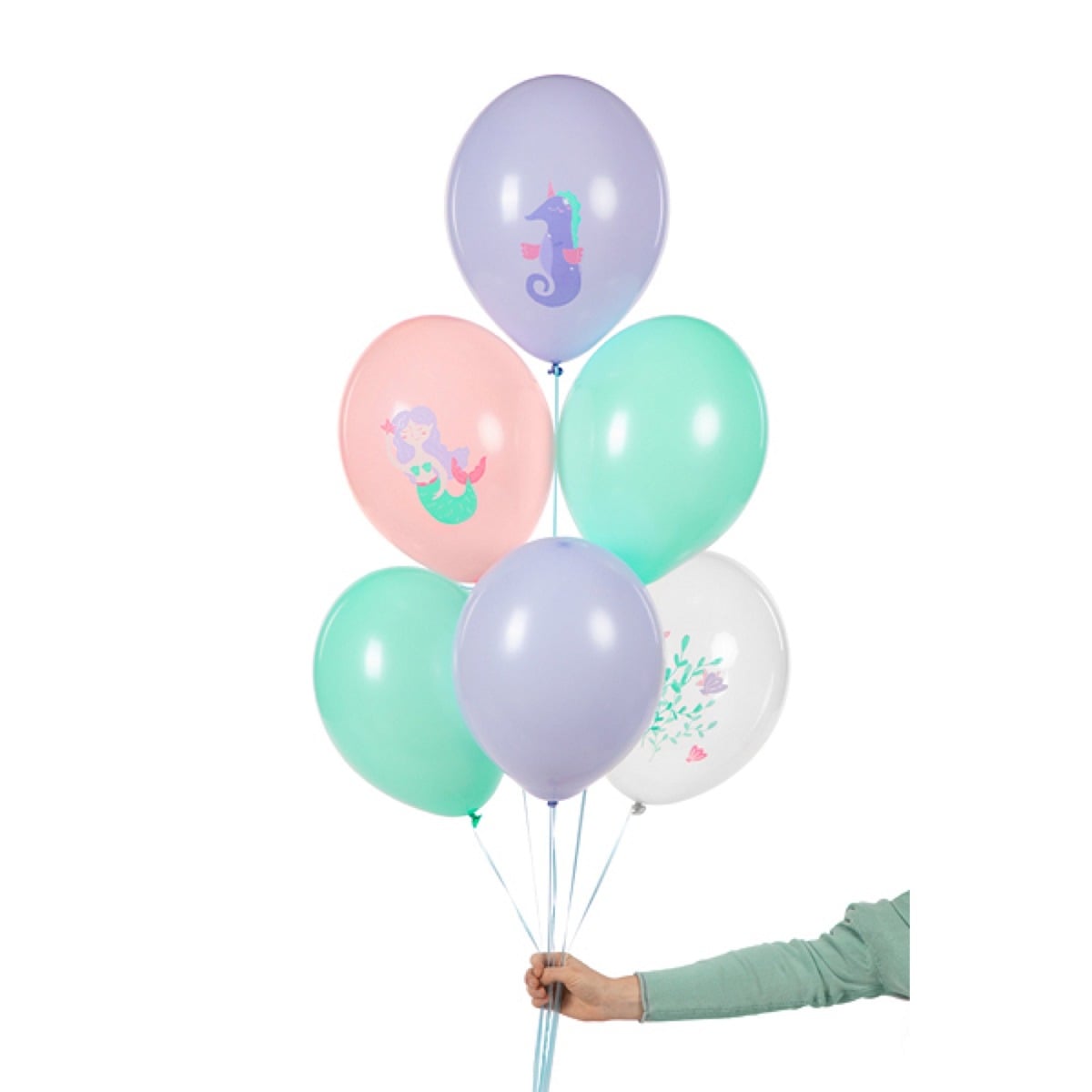 Ballon assortis - Sirène (6pcs)