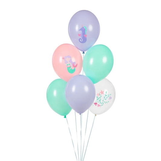 Ballon assortis - Fonds marin (50pcs)