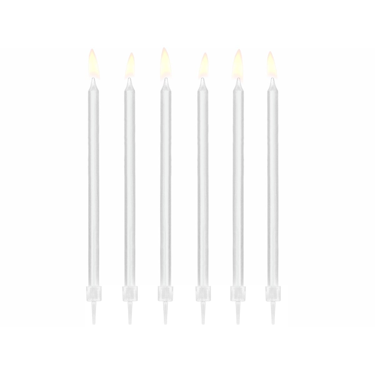 Bougies Blanches 14cm (12pcs)