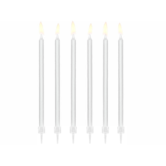 Bougies Blanches 14cm (12pcs)