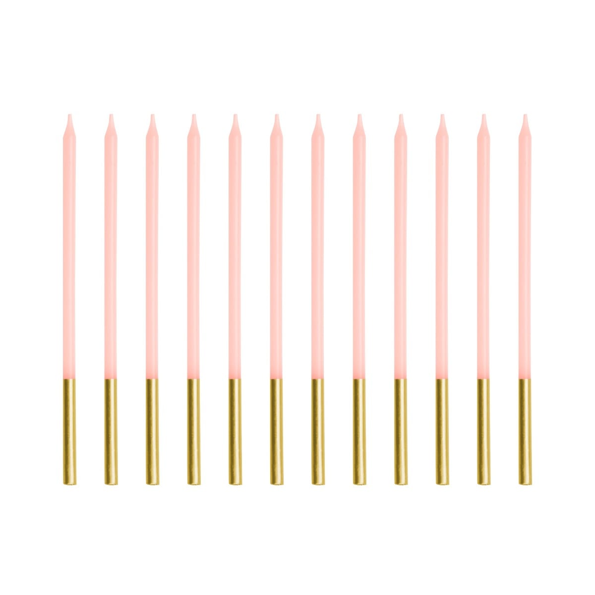 Bougies d'anniversaire - Dorées et Rose