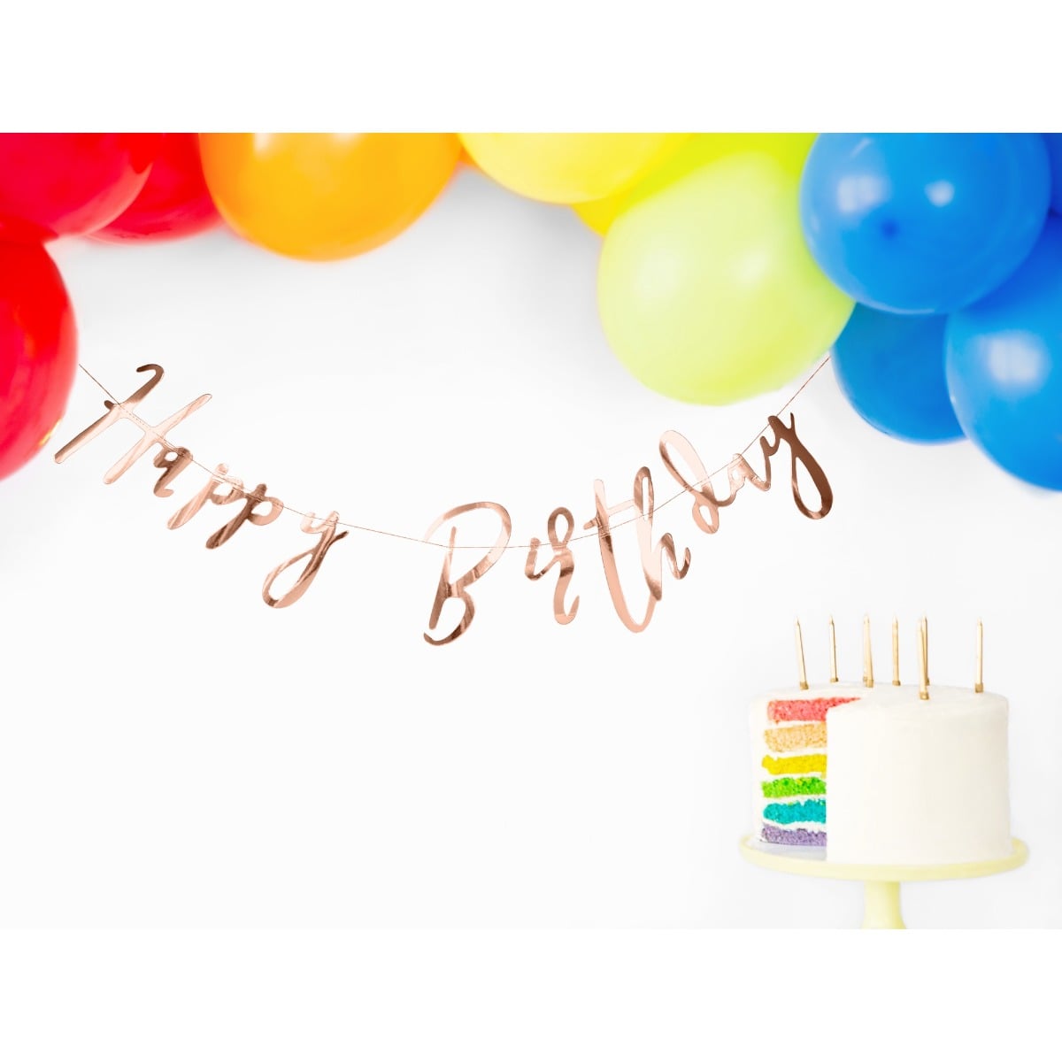 Bougies d'anniversaire dorées (6pcs)