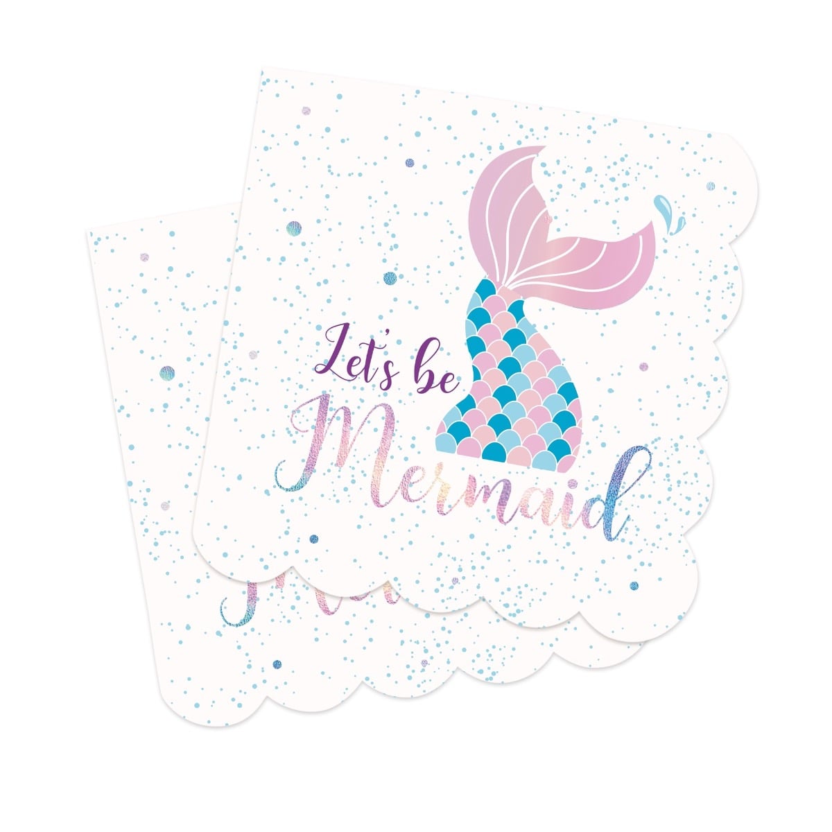 Serviettes Sirène (20pcs)