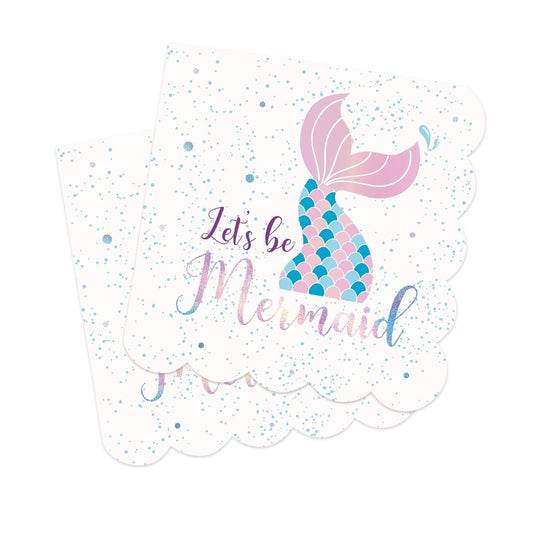 Serviettes Sirène (20pcs)
