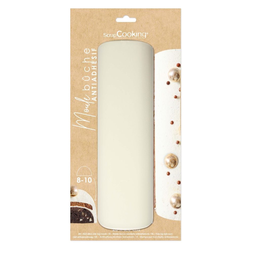 Moule bûche Acier Antiadhésif 28cm