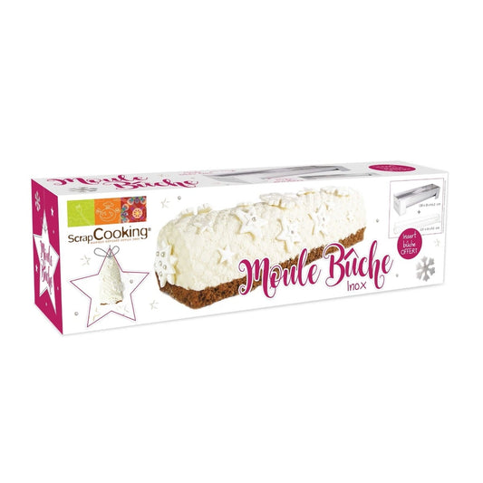 Moule à bûche en inox + insert