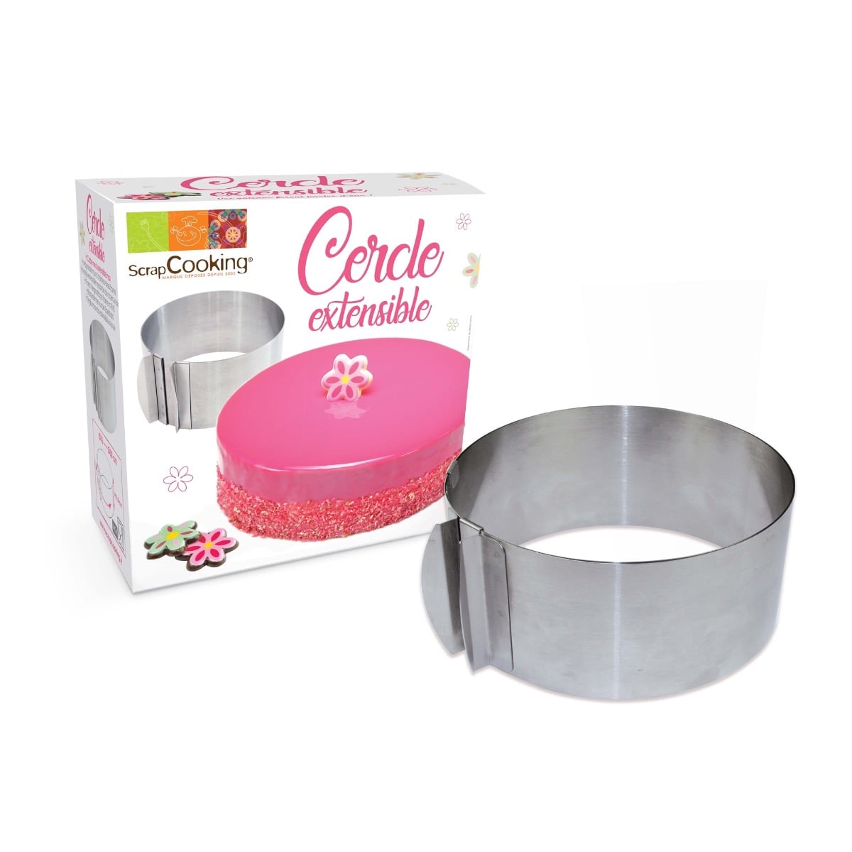 Cercle à patisserie extensible 16-30cm