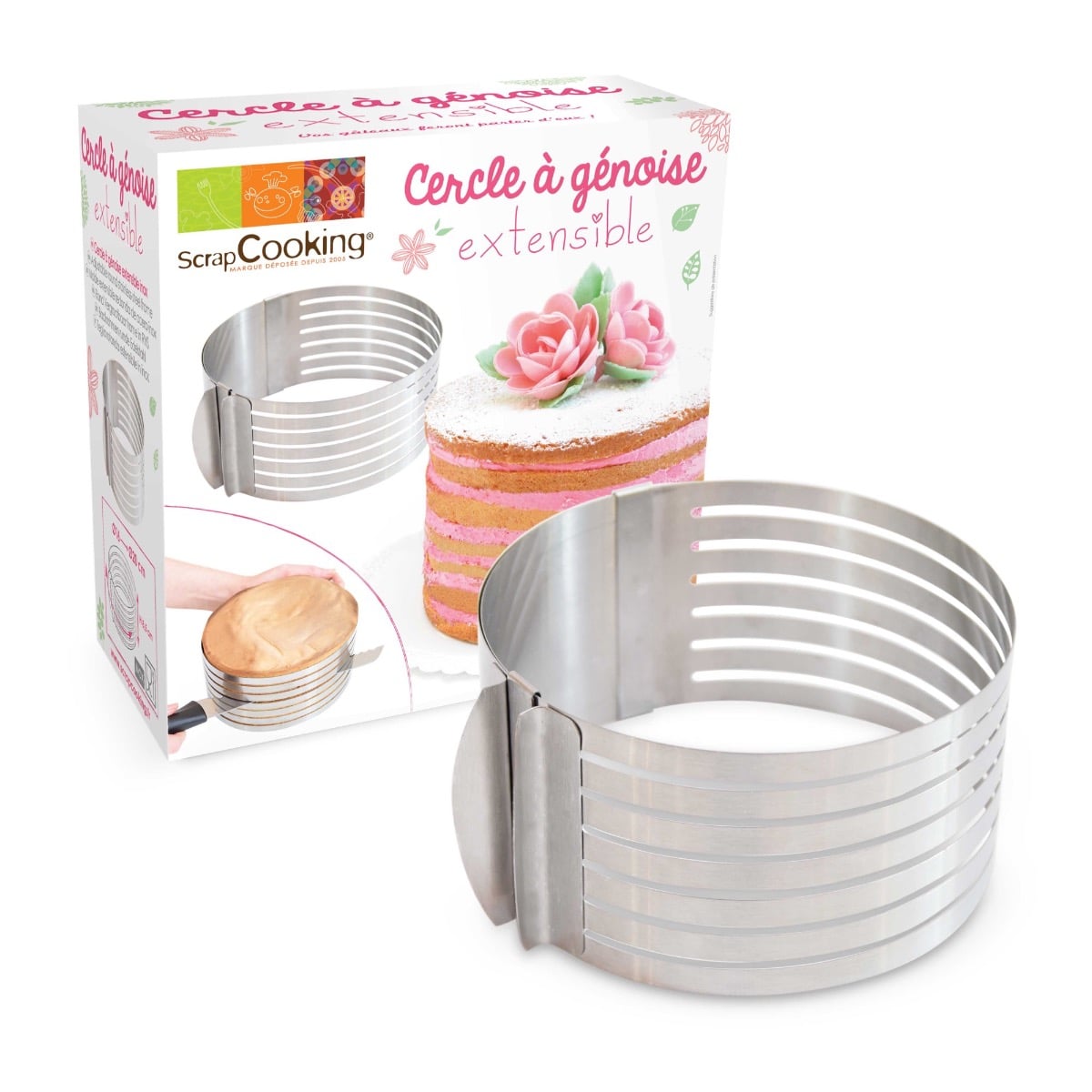 Cercle à génoise extensible 16-20cm