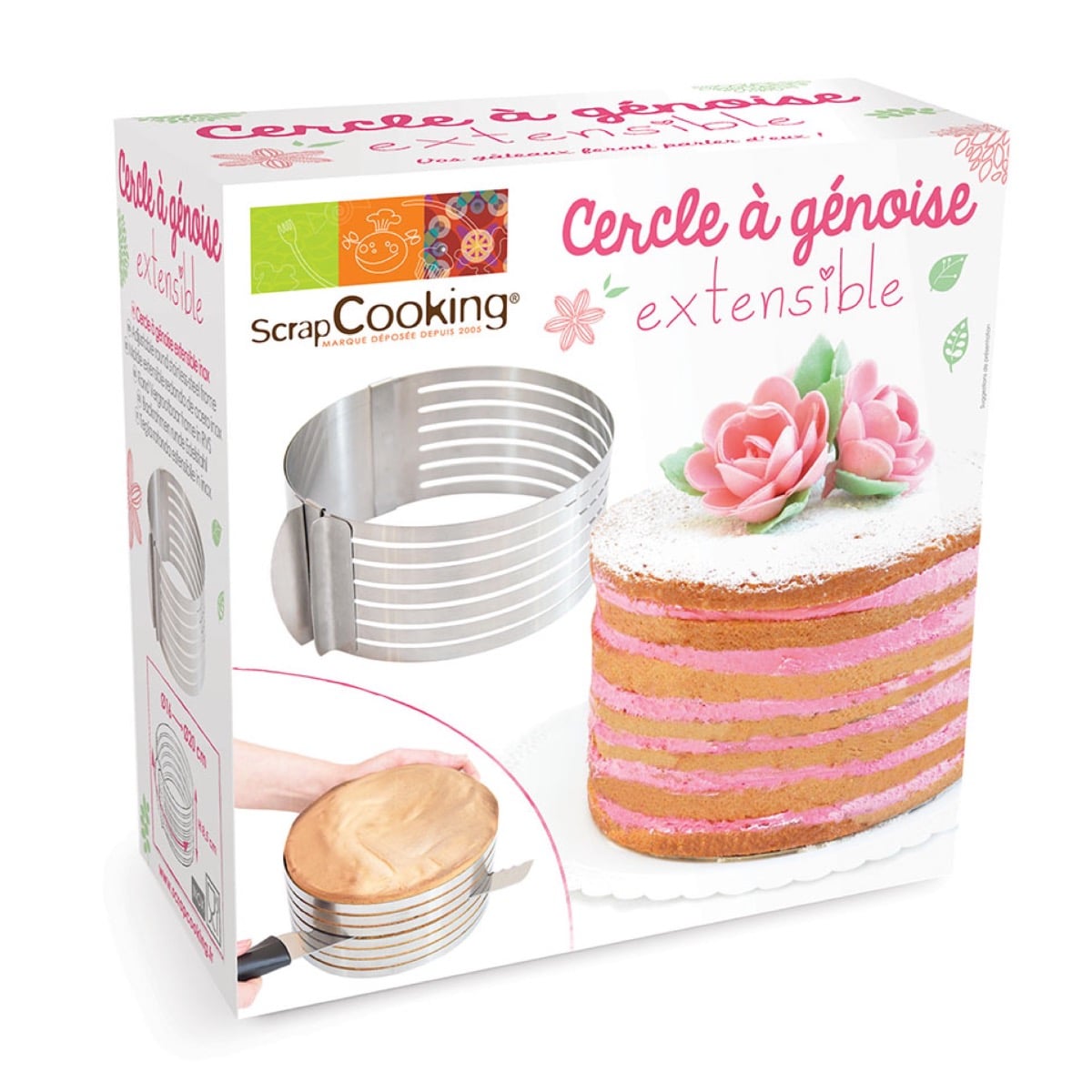 Cercle à génoise extensible 16-20cm