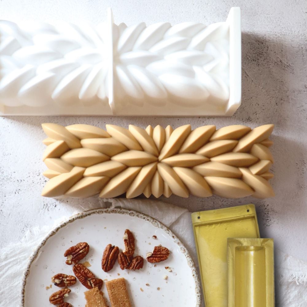 Coffret bûche instant - 3 moules de Noël avec insert
