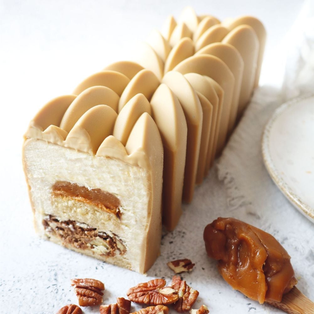 Coffret bûche instant - 3 moules de Noël avec insert
