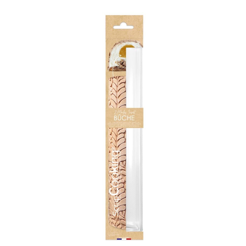 Moules insert pour bûche 30cm (2x)