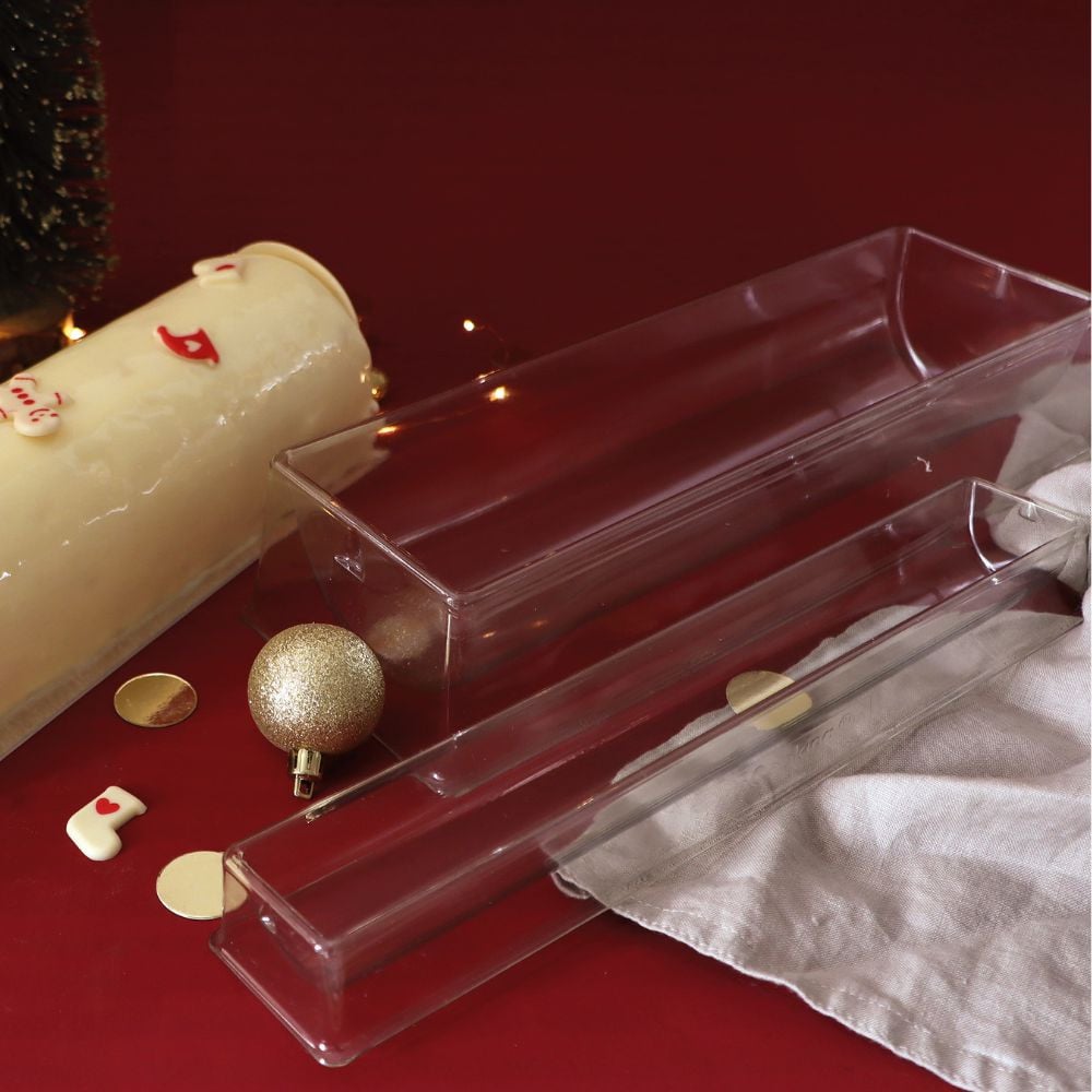 Moules insert pour bûche 30cm (2x)