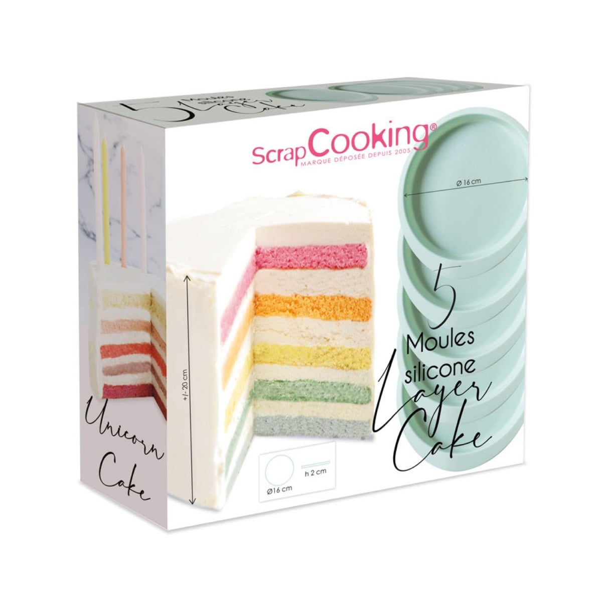 Moule en silicone - 5 Layer Cake