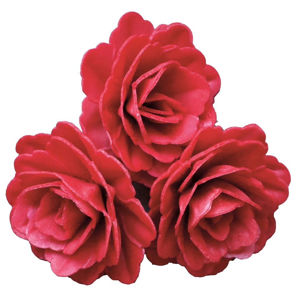 Roses Royales en azyme - Rouges